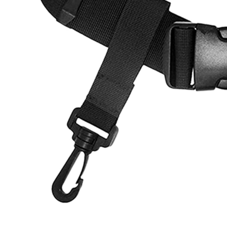 Fishing Adjustable Wader Belt for Fly Fishing Accessories with Swivel  Hooks, D Rings Black Color Easily Install Nylon Webbing Material 