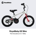 thumbnail image 4 of Slide N Pedal 14 in Kids Bike EZ Balance Pedal Switchable Bicycle, Silver Christmas Gift, 4 of 6