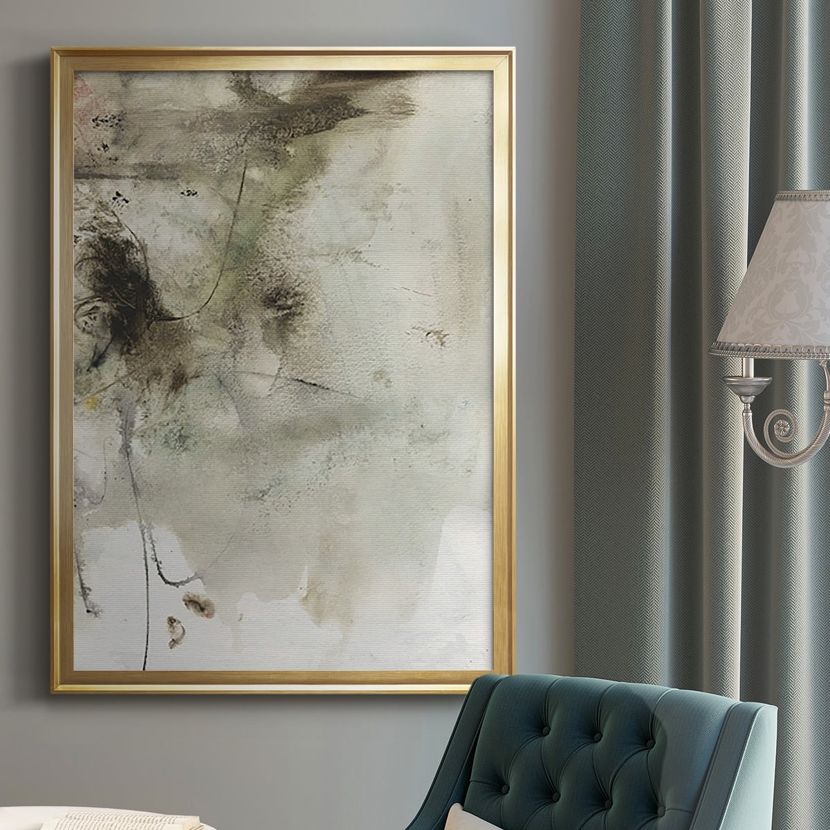 Soft Inspiration IV Premium Framed Print, in Gold, Black, or Silver - Ready to Hang