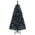 thumbnail image 1 of Costway 6 FT Halloween Tree with 362 Branch Tips Frosted Pine Needles 210 White LED Lights, 1 of 10
