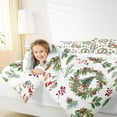 thumbnail image 4 of Castle Fairy 3-Piece Queen Size Comforter Set, Santa and Deer Christmas Print, 4 of 8