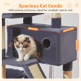 thumbnail image 4 of Árbol para Gatos Taoqimiao MS026G para Gatos de Interior con Postes para Rascar, 4 of 8