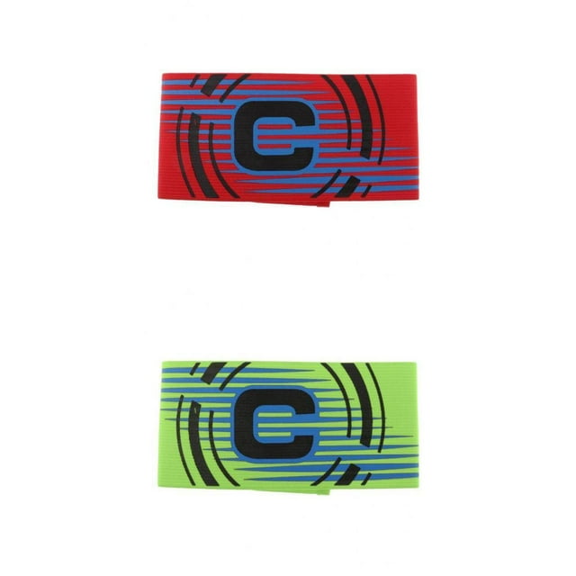 Brazalete de de Fútbol, Banda Elástico Estándar de Fútbol Niños Brazalete Retráctil Adecuado para Rojo
