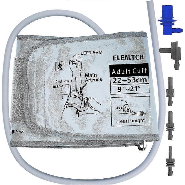 Extra Large Cuff Compatible with Omron 9u201d-21u201d Inches (22-53CM) XL Blood Pressure Adult ARM BP Replacement Cuff for