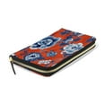 thumbnail image 3 of Qxltty Navy Blue Porcelain Flower Pattern Women's Leather Wallet Fashion Retro Multi Card Holder with Cell Phone Pocket Mothers Day Gifts, 3 of 6