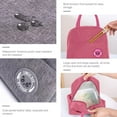 thumbnail image 5 of LNKOO Reusable Insulated Lunch Bag Lunch Tote Box with Front Pocket Zipper Closure for Woman Man Work Picnic or Travel, 5 of 8