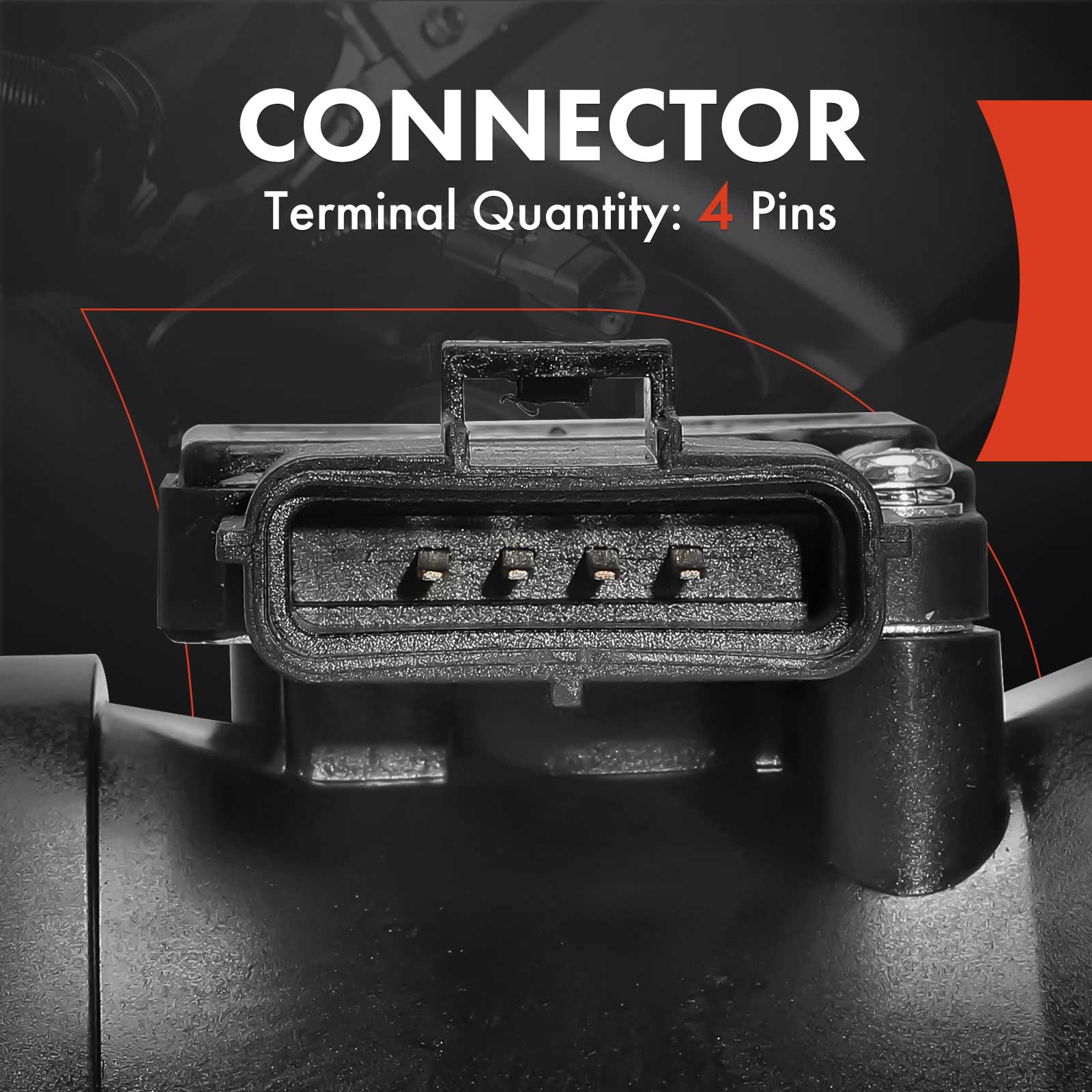 AIP PRO-SPEC MAF Sensor Replacement For 1995-1997 Ford & Lincoln Cars - Restore Performance & Fuel Efficiency 5 thumbnail image