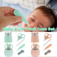 thumbnail image 1 of Kit De Uñas Para Bebés 4 En 1 Juego De Cuidado De Uñas Para Bebés Kit De Manicura Portátil Ergonómico Para Bebés Con Cortaúñas Para Bebés Tijeras Pinzas Para Limas De Uñas Lindo Kit De Pedicura Muyoka Hogar, 1 of 6