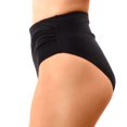 thumbnail image 5 of Sopiago Women's Bikini Bottoms High Waisted Full Ruched Swimsuit Bottoms Tummy Control Full Coverage Bathing Suit Bottoms for Women Black,M, 5 of 7