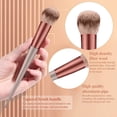 thumbnail image 3 of Juego de 13 brochas de maquillaje para base de maquillaje, brocha para labios, brocha para corrector y brocha para sombras de ojos., 3 of 6