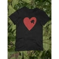 thumbnail image 3 of Jigsaw Heart Piece Petparent Shaped T-Shirt Women -Smartprints Designs, Female Medium, 3 of 5