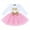 Golden Snow, variant on FYMNSI Baby Girl It's My 1st First Birthday Party Dress Cake Smash Outfit Long Sleeve Princess Polka Dots Tulle Bowknot Dress One Year Old Party Clothes Photo Props 1 Year Hot Pink