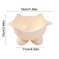 thumbnail image 3 of Antqov Cat Bowl, Tilted Cat Food Bowl for Indoor Cats, Cute Kitten Dish Friendly Pet Feeder for Home Office Supplies, 3 of 6
