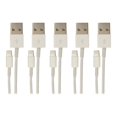 thumbnail image 1 of Visiontek 900759 3.3 FT. White Lightning to USB White 1 Meter Cable 5 Pack, 1 of 5