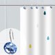 thumbnail image 2 of Toystoory 12 Uds. Ganchos redondos para cortina de ducha enrollables, diamantes de imitación acrílicos para baño, diamantes de imitación Tratamientos de ventanas azul, 2 of 6