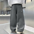 thumbnail image 5 of Tween Boys Sweatpants Athletic Jogger Pants for Boys 5-16 Years Kids Youth Open Bottom Pants with Pockets Kids Sweatpants Size 11-12 Years, 5 of 9