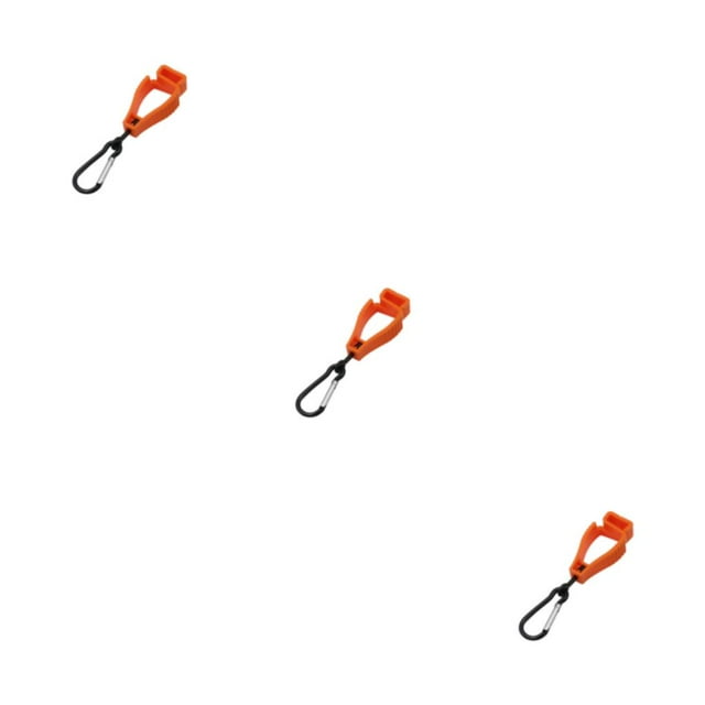 Bearachild Guante de seguridad Porta guantes Clip Ligero Anti-perdida Guante Grabber Catcher para alpinismo Cinturón Loop Naranja Type1 NO1