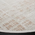 thumbnail image 3 of SAFAVIEH Mila Mildred Distressed Polyester Area Rug, Ivory/Beige, 6'7" x 6'7" Round, 3 of 7