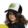 thumbnail image 3 of PAYOHTO Kids USA Map Cartoon Animal Baseball Hat Back Adjustable Mesh Breathable Hats Black Trucker Cap Outdoor Fishing Sun Caps for Boys or Girls ages 4-10, 3 of 9