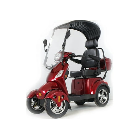 Unbelievable! The X-1000 Luxury Mobility Scooter with Roof and Reverse Camera Is Here! Great present.