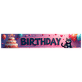 thumbnail image 5 of Glittery Happy Birthday Letter Banner Background Party Decorations for Birthday Party Photography Props Backdrop Decor for Celebrations, 5 of 7