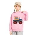 thumbnail image 4 of Toddler Kids Fall Winter Hooded Clothes Boys Girls Track Pullover Tops Long Sleeve Sweatshirt Hoodies Hoodies for Teen Girls Oversized 6Y, 4 of 5