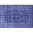thumbnail image 1 of Ahgly Company Machine Washable Indoor Rectangle Persian Blue Traditional Area Rugs, 2' x 3', 1 of 4