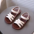 thumbnail image 7 of WAYUTE Sandals for Girls Woven Design Comfortable Soft Sole Beach Shoes for Kids Solid Color Everyday Footwear Casual Summer, 7 of 7