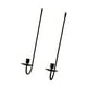 thumbnail image 4 of Candelabros de pared, candelabros colgantes, juego de 2, decoración de hierro, candelabro de pared para dormitorio, entrada, color negro, 4 of 8