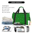 thumbnail image 5 of Kdxio Green Glitter Travel Duffel Bag Gym Bag Weekender Travel Bag Gym Bag for Women &Men Airplane Travel Essentials for Flying, 5 of 7