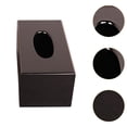 thumbnail image 6 of WeiLaiKeQi Facial Tissue Box Cover Easy Access Modern Wooden for Restaurant Toilet Home black, 6 of 9