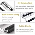 thumbnail image 2 of Jinsinto 2 Pieces Metal Door Puller Handle, Spring Folding Handle, (11cm), 2 of 5
