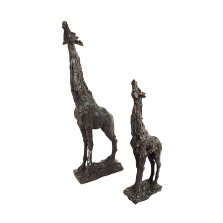 Set of 2 Grazing Giraffe