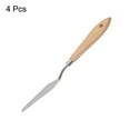 thumbnail image 3 of 4 piezas de cuchillo de paleta para pintura 11# punta de acero inoxidable espátula raspador herramientas de mezcla, 3 of 7