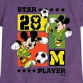 thumbnail image 3 of Disney - Mickey Soccer - Toddler & Youth Girls Short Sleeve Graphic T-Shirt, 3 of 5