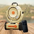 thumbnail image 4 of Ventilador de Camping con luz, ventilador para tienda con linterna LED, ventilador portátil de velocidad ajustable, para colgar para pesca al, 4 of 8