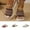 Brown, variant on Xfvqtps Slide Sandals Women Wedges Flatform Bohemian Style Double Straps Open Toe Soft Sole Non Slip Comfortable Breathable Dressy Casual Summer Sandals Brown