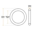 thumbnail image 2 of Unique Bargains O-Rings Caoutchouc Nitrile 192.8mm Diamètre Intérieur 210mm de 8.6mm Largeur Joint Rond 1 Pcs, 2 of 2