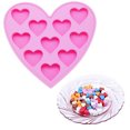 thumbnail image 4 of Molde De Silicona Fondant Cake Decorating Chocolate Molde Para Hornear Herramienta DIY - Rosado, Corazón Sunnimix Molde de silicona para chocolate, 4 of 8