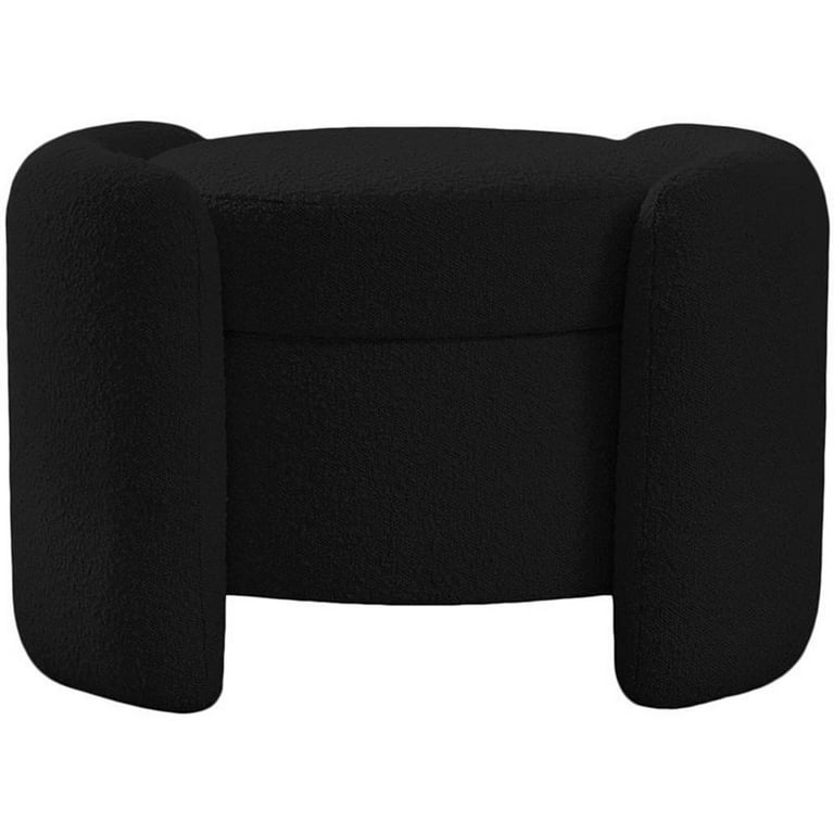 Meridian Furniture Horizon Boucle Fabric Ottoman Meridian Furniture Horizon Boucle Fabric Ottoman
