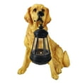 thumbnail image 2 of yotijay Solar Light Dog Statue Garden Ornament LED Yard Figurine Lamp Golden Retriever, 2 of 9