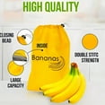 thumbnail image 3 of 1/2/3/5Pcs Durable Yellow Banana Storage Bags Insulated Fruit Vegetable Fresh-keep Bundle Pocket Drawstring Banana Preserve Bag, 3 of 10