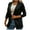 Black, variant on Hot6sl Womens Blazer Womens Casual Long Sleeve Blazers Solid Color Knit Blazer Work Office Open Front Blazer Jacket