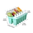 thumbnail image 3 of Ice Cream Mold Tray, Multi Compartment Frozen Dessert Maker For Homemade Popsicle Yogurt Treats, Easy Release Nonstick Freezer Mold Reusable Kitchen Dessert Tool, Durable Food Mold, 3 of 9