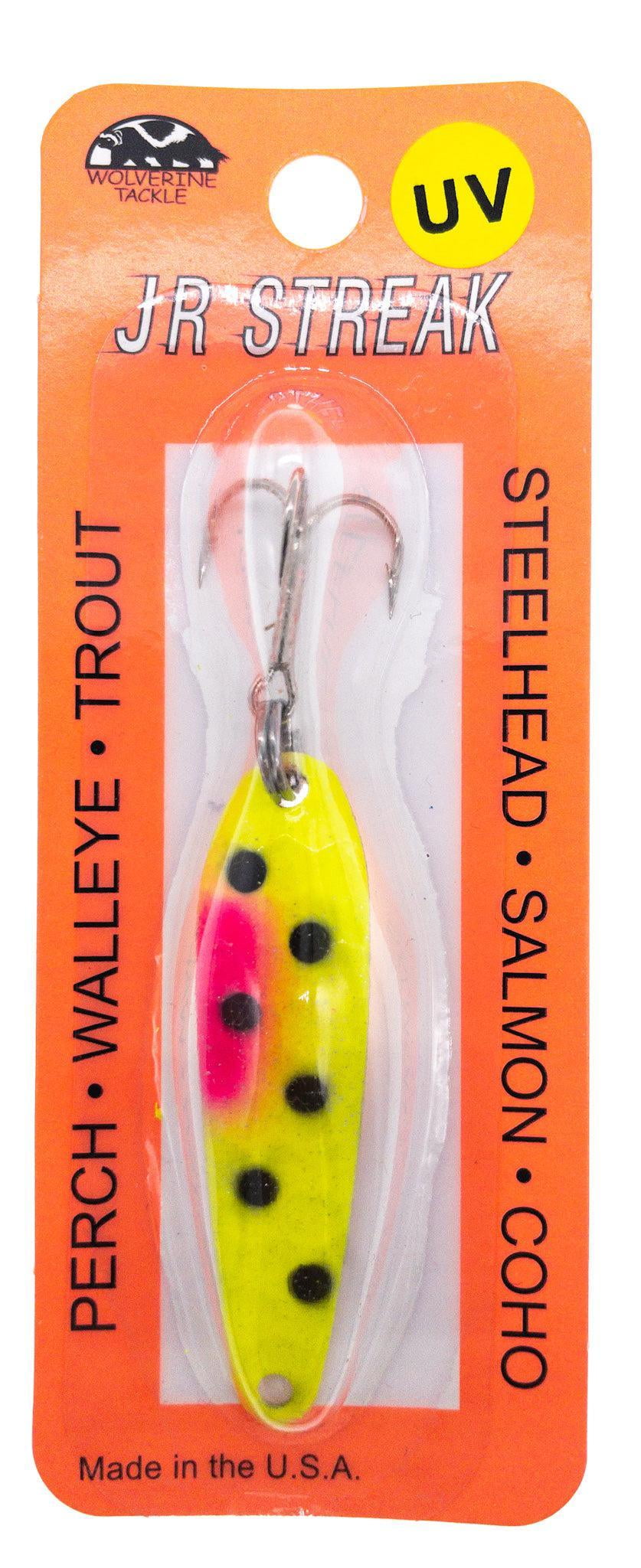 Wolverine Tackle JR Streak Trolling Spoon UV 2-3/8 3/8 oz.