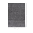 thumbnail image 3 of Contemporary Home Living 4' x 6' Dual Side Solid Area Throw Rug Pad - Gray, 3 of 6
