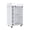 White, variant on White Bar Cart with Wine Rack and Locking Wheels, Space Saving Kitchen Island for Small Spaces, 16.3x21.6x16.3 Inches