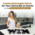 thumbnail image 2 of Made Easy Kit Metal Letter Wine Cork Keepsake Saver & Holder Monogram w/Free Wall Mount Kit A-Z, 2 of 6