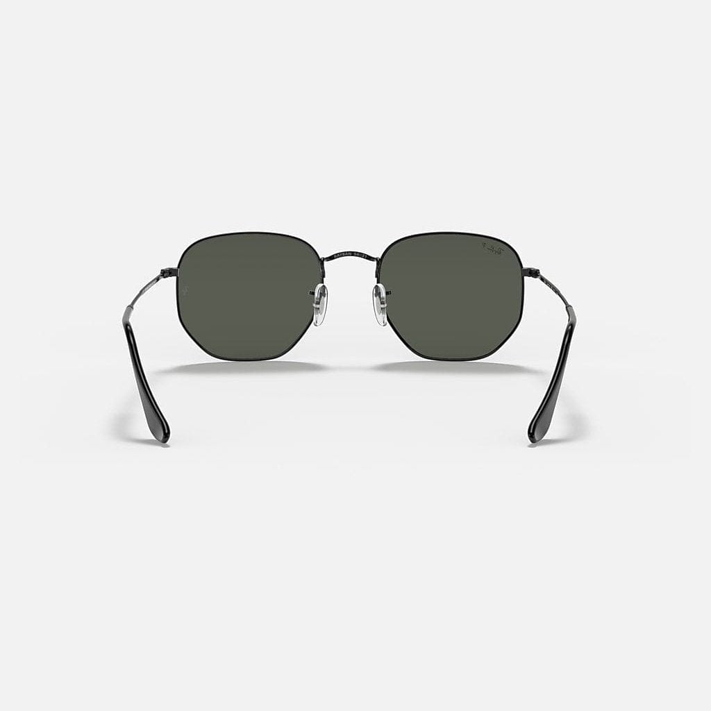 Ray Ban Unisex Hexagonal Polarized Sunglasses, Green Classic Ray Ban Unisex Hexagonal Polarized Sunglasses, Green Classic