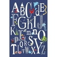 thumbnail image 2 of "Abc Nautical Navy" Painting Print on Wrapped Canvas, 2 of 5